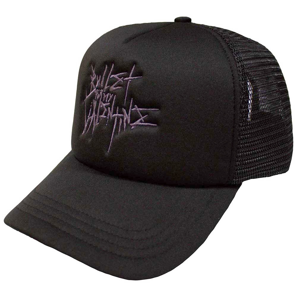 Bullet For My Valentine - Purple Logo Casquette de camionneur - Noir